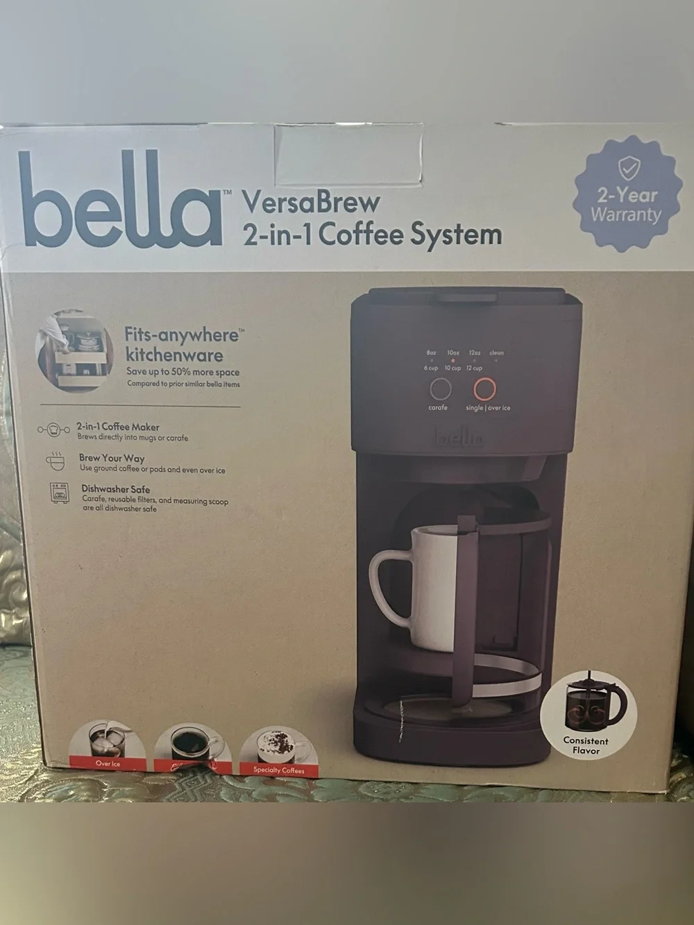 Bella versaBrew compact single
